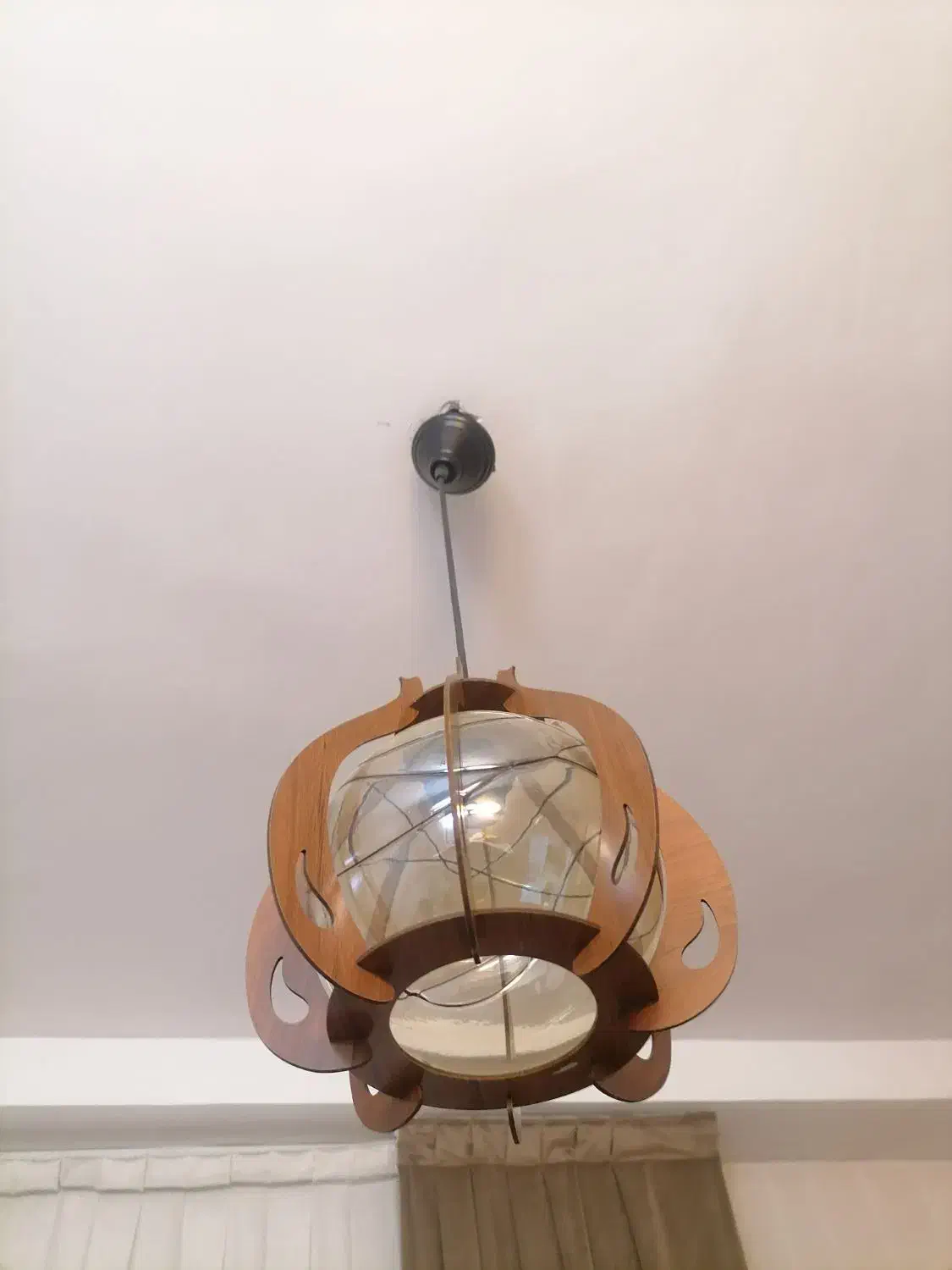 لوستر چوبی|لوستر و چراغ آویز|قم, پردیسان|دیوار