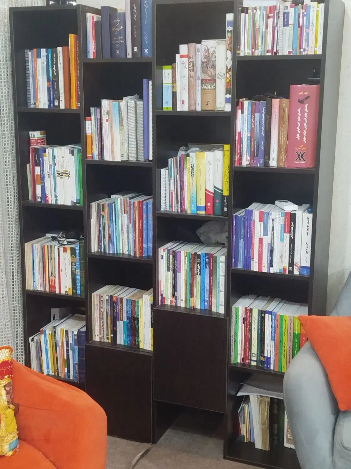 کتابخانه mdf اصل نه نئوپان بسیار محکم  ۱۸۰×۱۲۷×۳۵|کتابخانه، شلف، قفسه‌های دیواری|دزفول, |دیوار