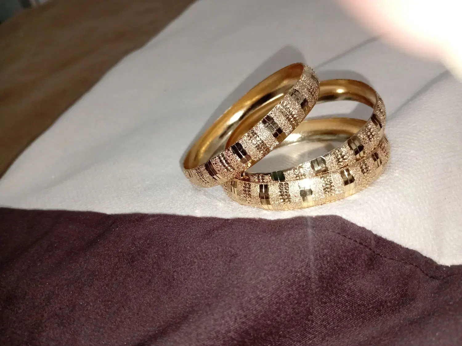 سه عدد النگو طلا روس زیر قیمت|بدلیجات|تبریز, |دیوار