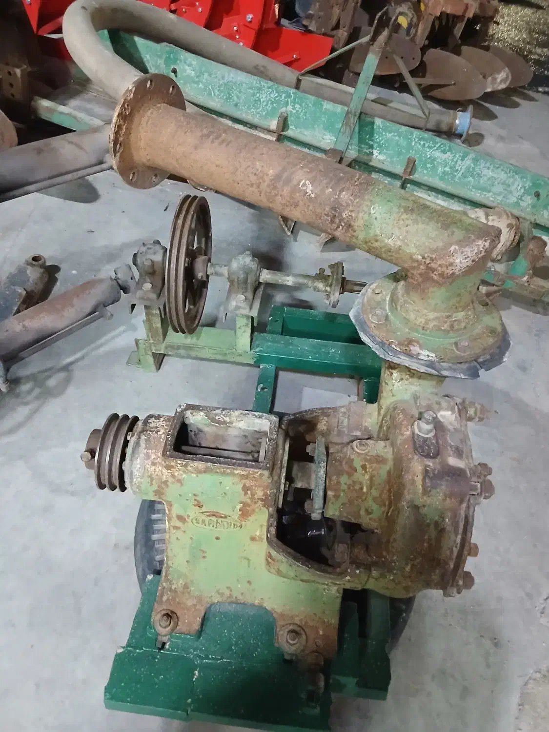 پمپ آب پشت تراکتوری|ماشین‌آلات صنعتی|اندیمشک, |دیوار