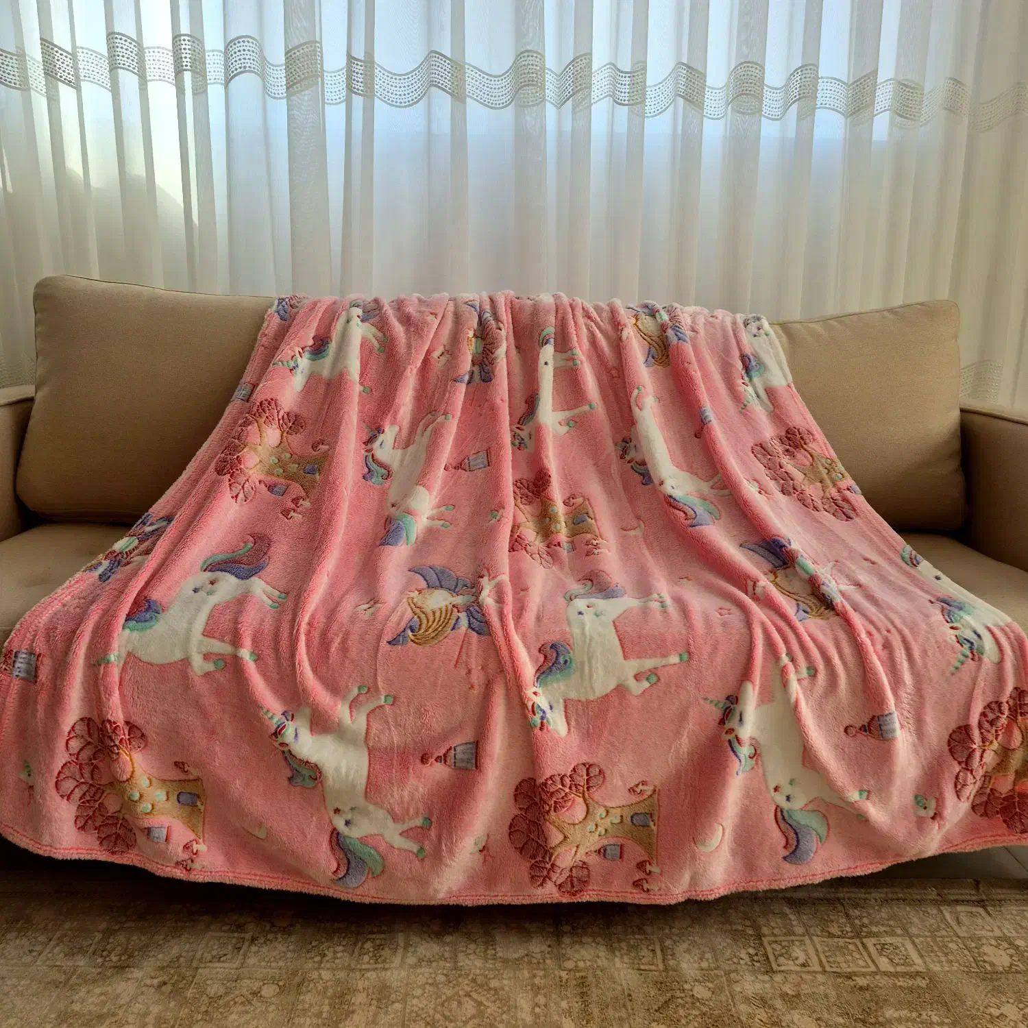 پتو شبنما|رختخواب، بالش، پتو|خمینی‌شهر, |دیوار