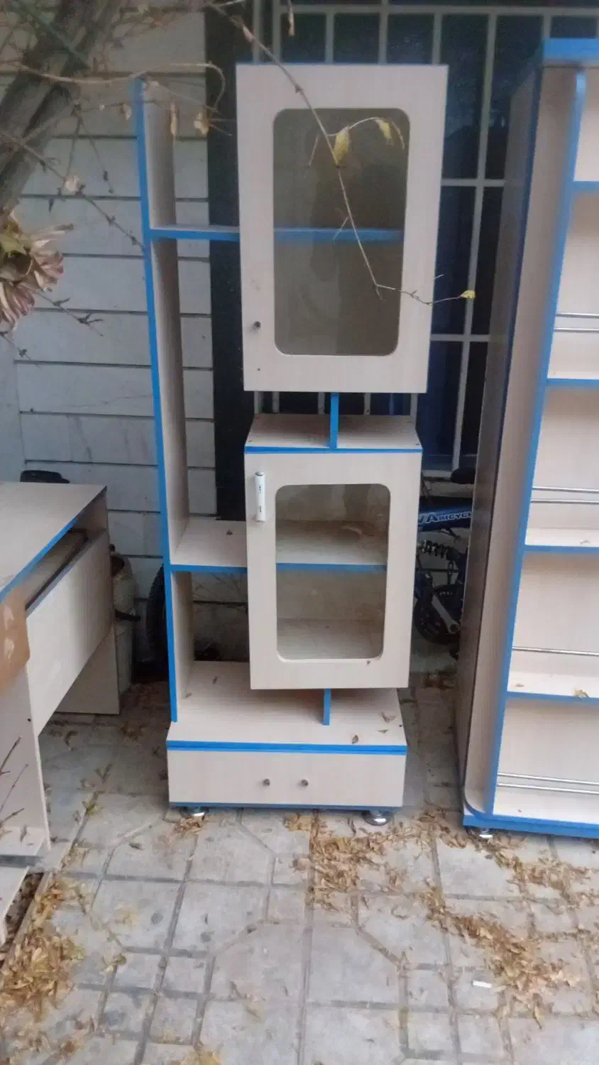 ویترین کمد تخت نوجوان سالم|تخت و سرویس خواب|مشکیندشت, |دیوار