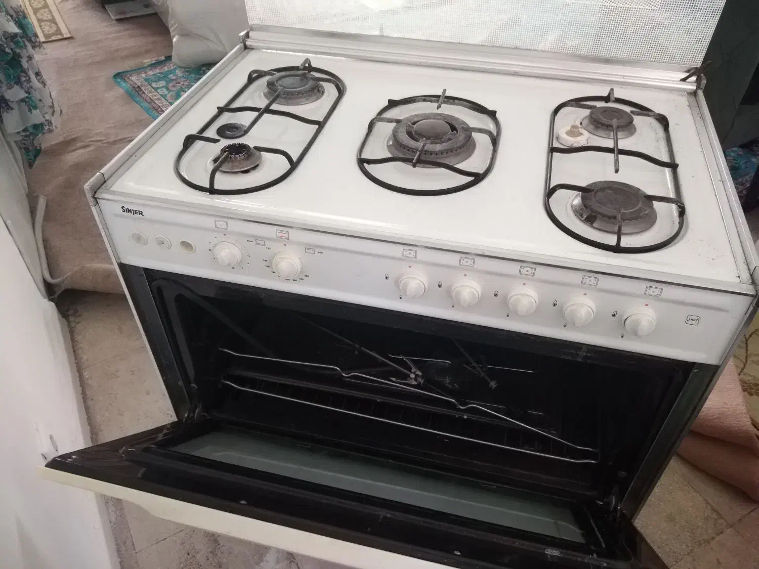 گاز ۵شعله ای|اجاق گاز و لوازم برقی پخت‌وپز|بندر انزلی, چهارفریضه|دیوار