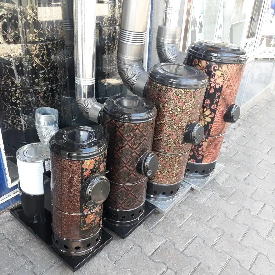 بخاری نفتی گازوئیلی گازوییلی آتشخانه چدن لعابی|بخاری، هیتر، شومینه|شهرکرد, |دیوار