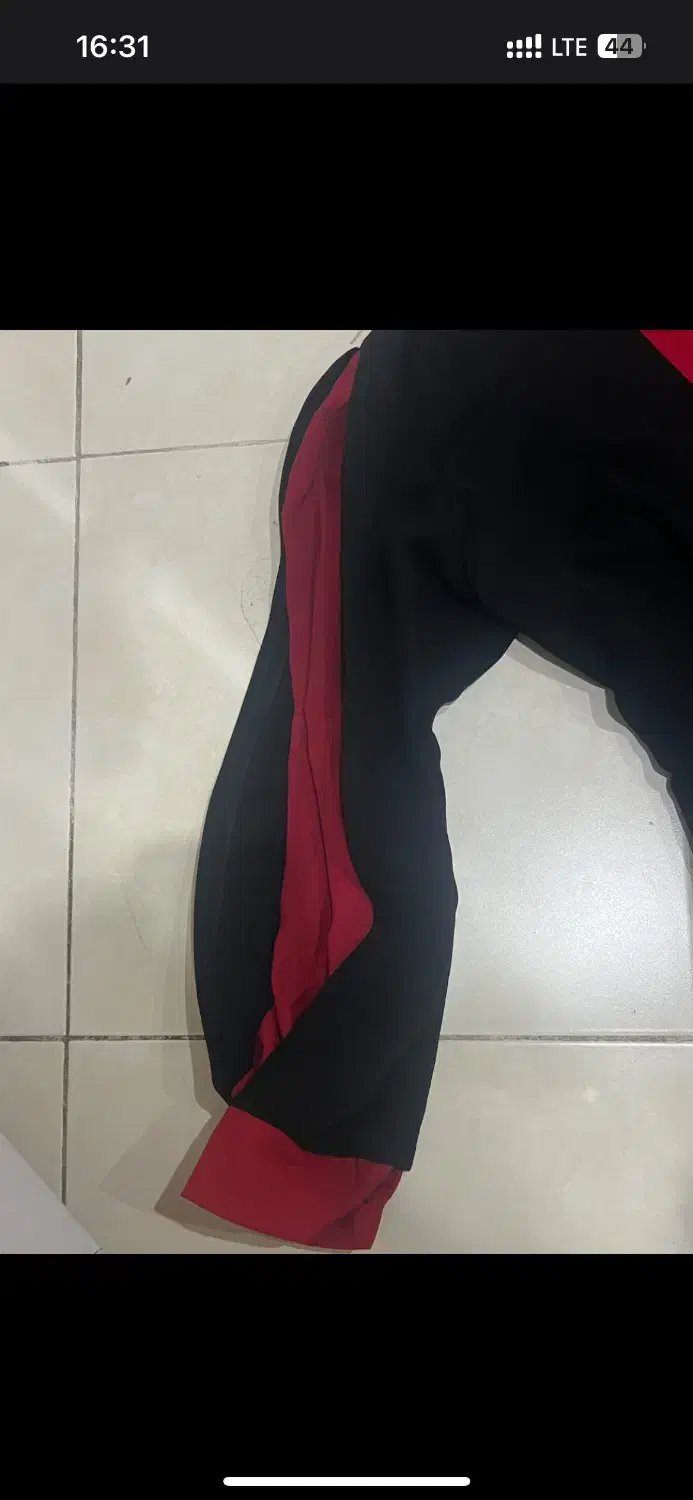 شومیز قرمز مشکی نو جنس کرپ|لباس|تهران, صد دستگاه|دیوار