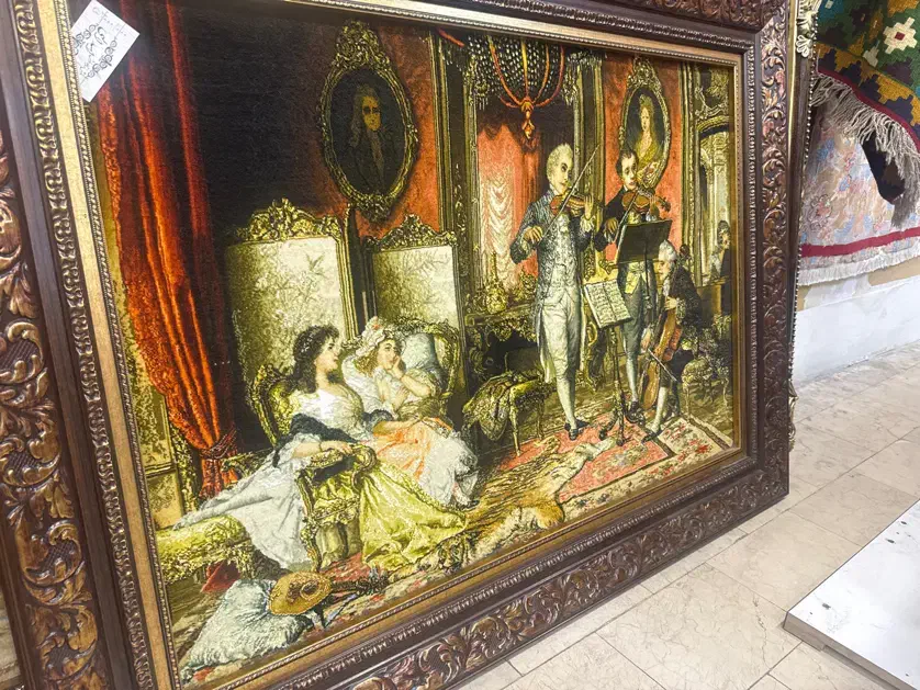 تابلو فرش سالن موسیقی ابریشم|تابلو فرش|تهران, پونک|دیوار