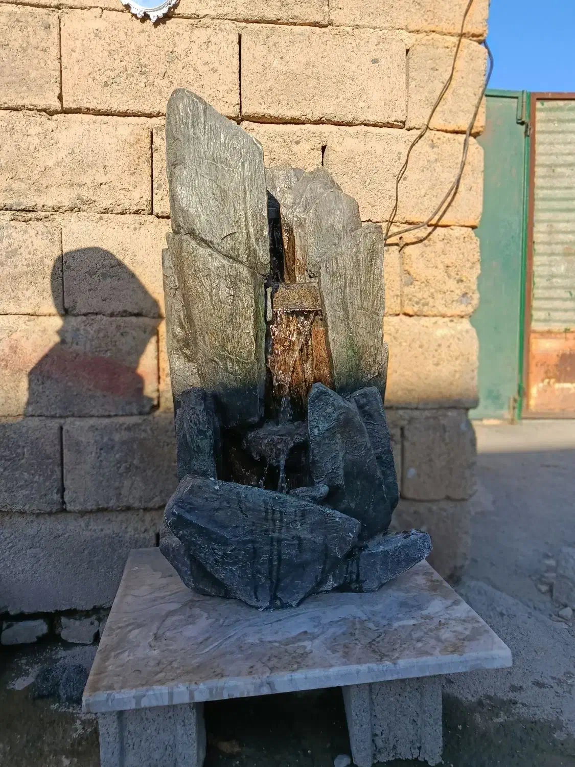 آبشار مدل سخره ای|مجسمه، تندیس، ماکت|سنندج, |دیوار