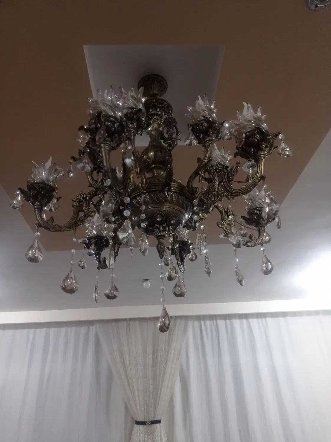 لوستر ۶شاخه|لوستر و چراغ آویز|قائن, |دیوار