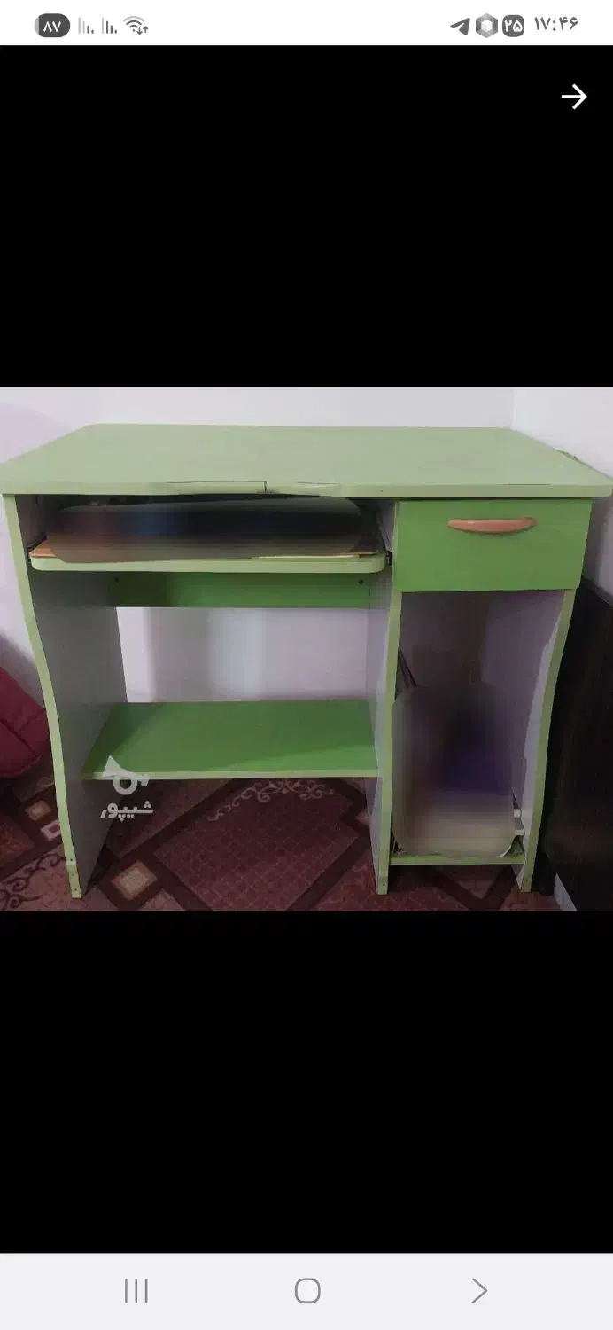 میز کامپیوتر|میز تحریر و کامپیوتر|ساری, |دیوار