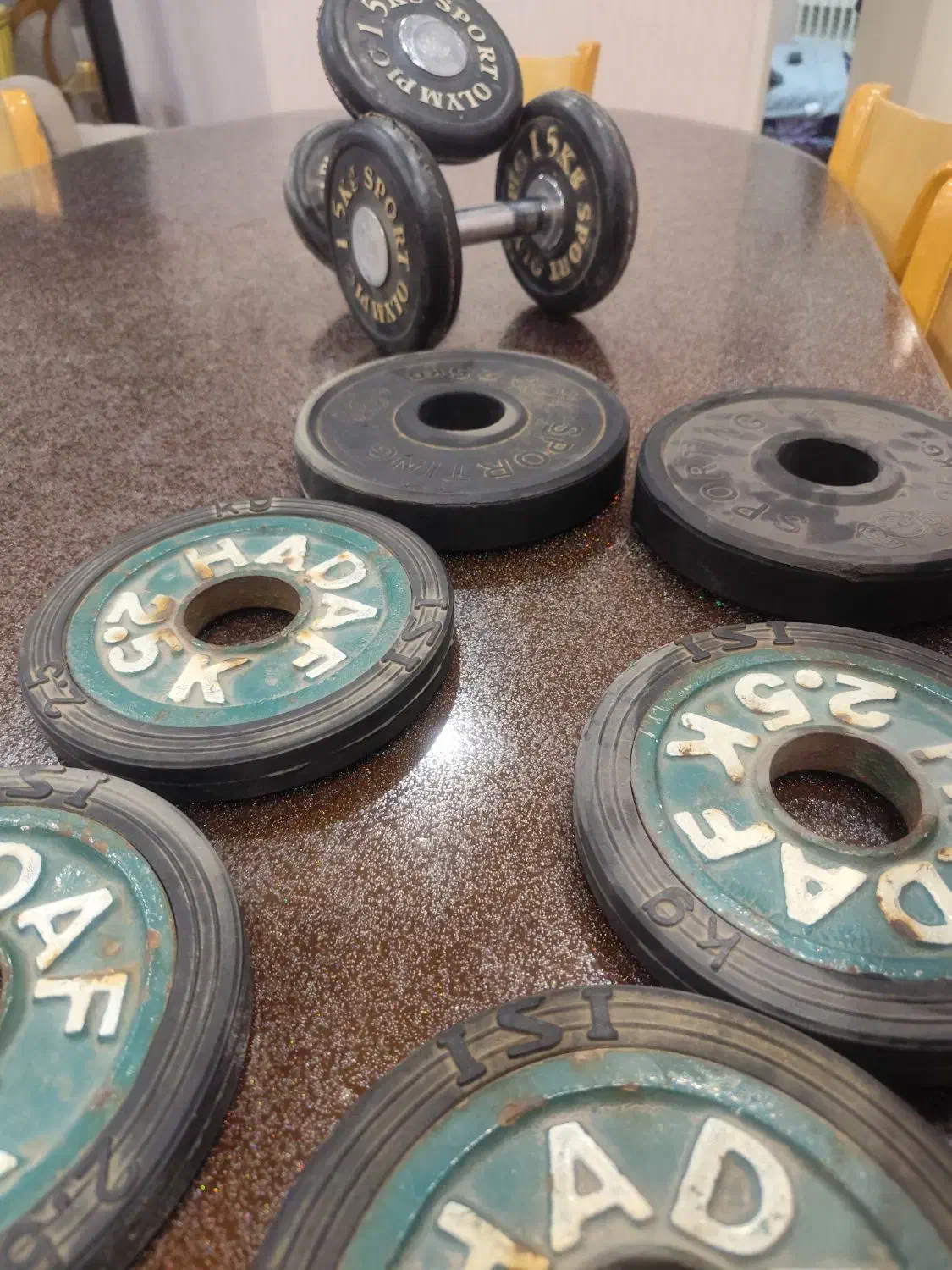 دمبل + وزنه|تجهیزات ورزشی|تهران, امام زاده عبدالله|دیوار