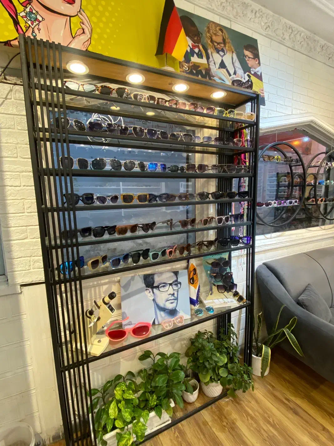 دکور|کتابخانه، شلف، قفسههای دیواری|نور, |دیوار