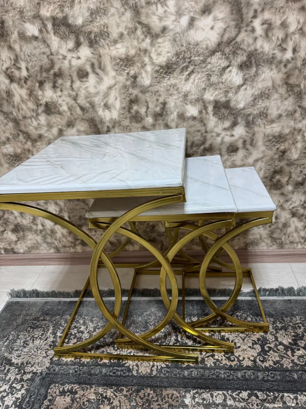 میز جلومبلی و عسلی|مبلمان خانگی و میز عسلی|تبریز, |دیوار