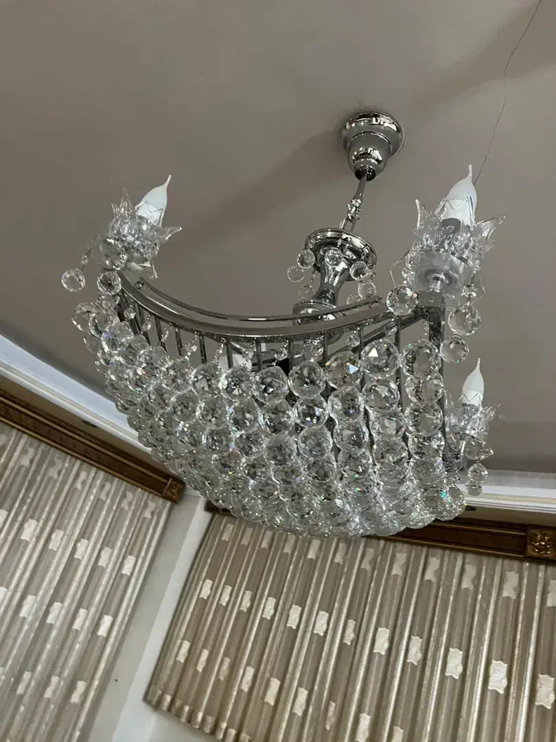 فروش دو عدد لوستر تمام کریستال|لوستر و چراغ آویز|تبریز, |دیوار