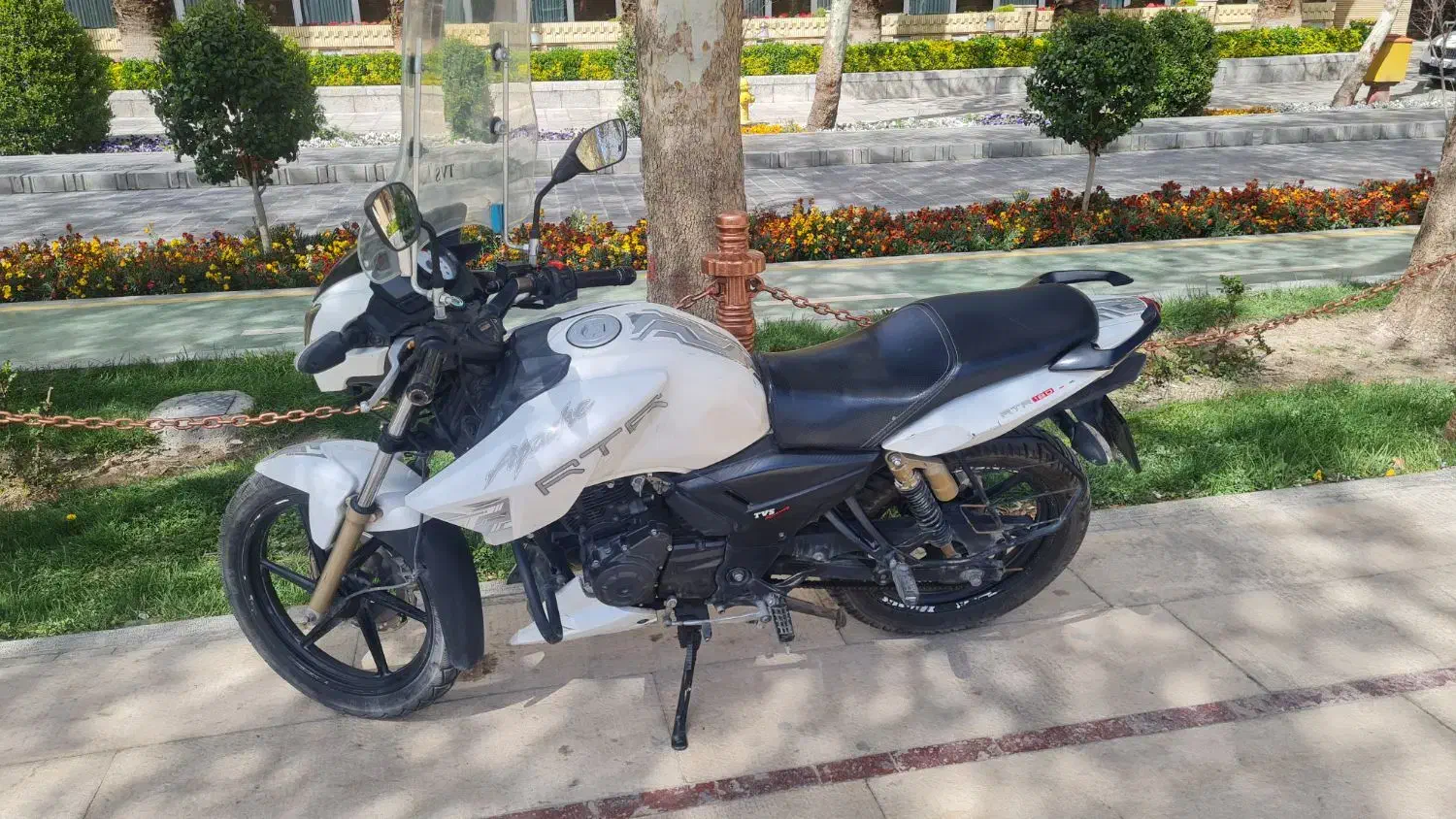 آپاچی ۱۸۰ مزایده|موتورسیکلت|اصفهان, هفتون|دیوار