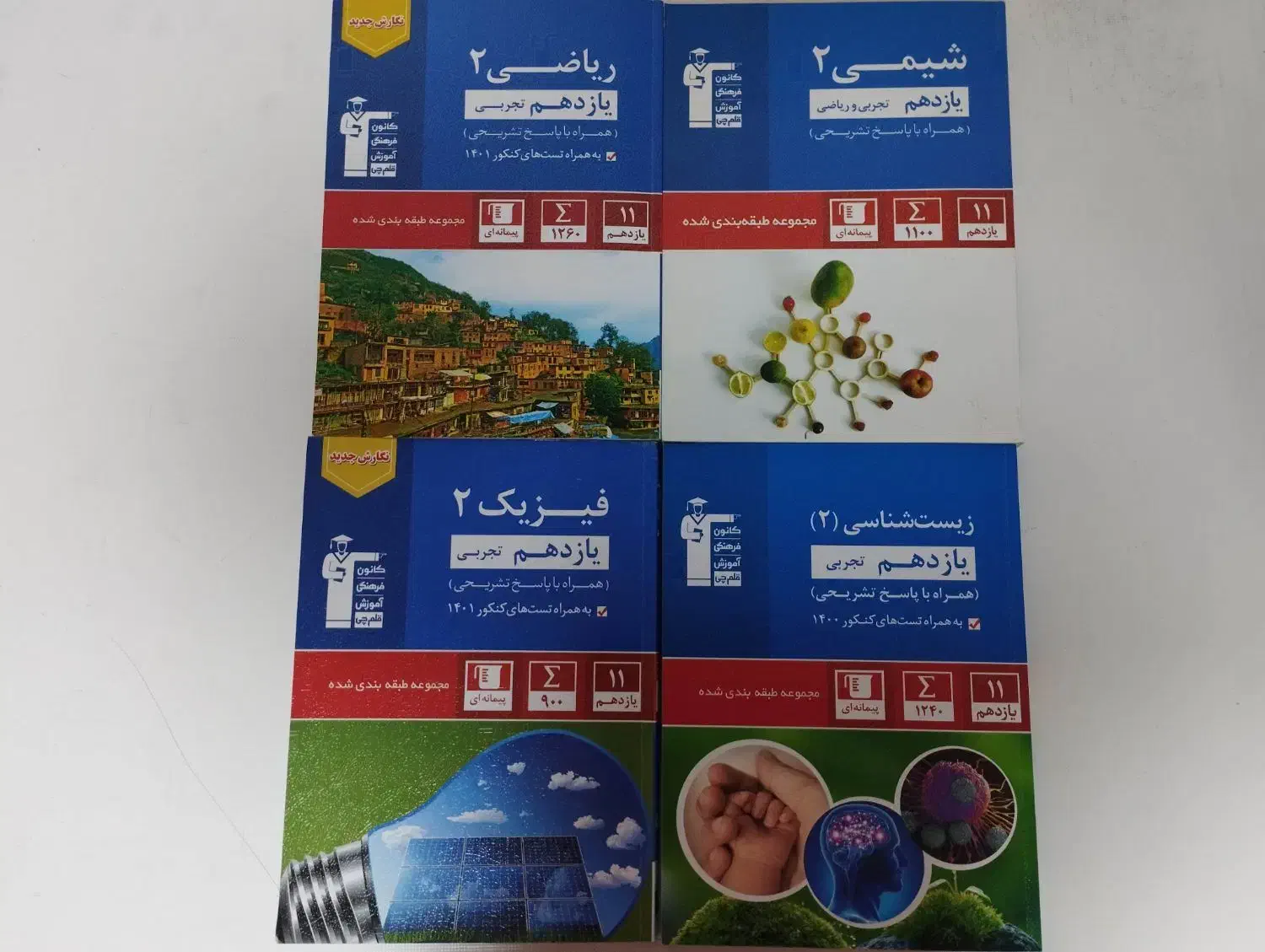 کتاب تست تجربی|کتاب و مجله آموزشی|پرند, فاز ۲|دیوار