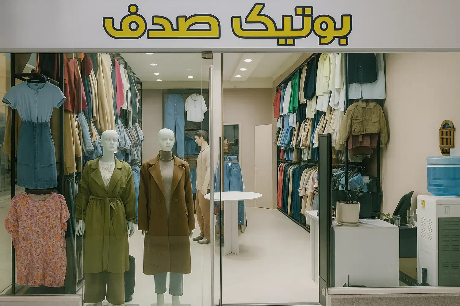 بوتیک صدف|لباس|طبس, |دیوار