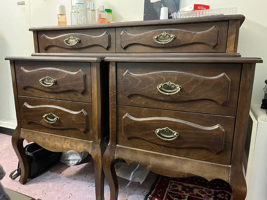 سرویس خواب دونفره همراه تشک|تخت و سرویس خواب|ری, دولت‌آباد|دیوار