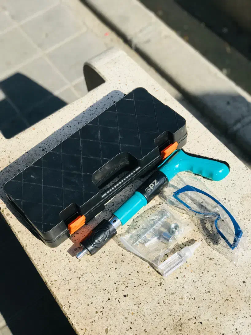 میخکوب تفنگ میخکوب دستی با کیف و لوازم پرهیزکاری|ابزارآلات|قزوین, |دیوار