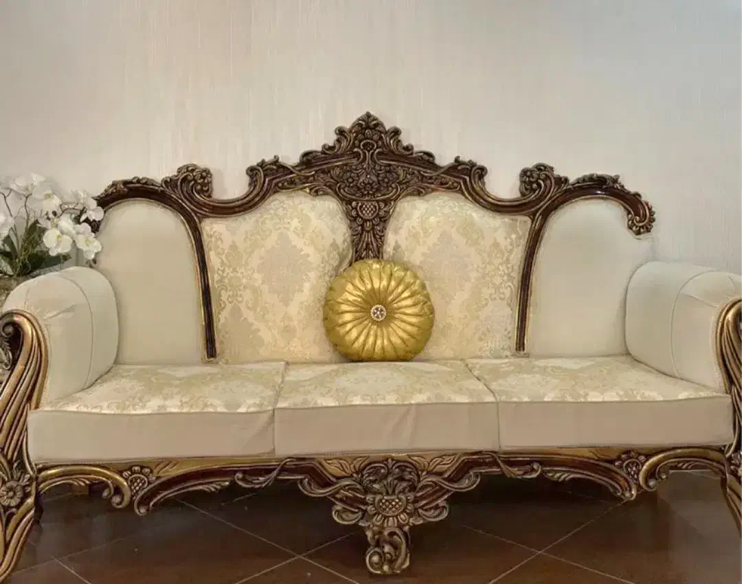 مبل سلطنتی 8نفره|مبلمان خانگی و میز عسلی|لاهیجان, قیام|دیوار