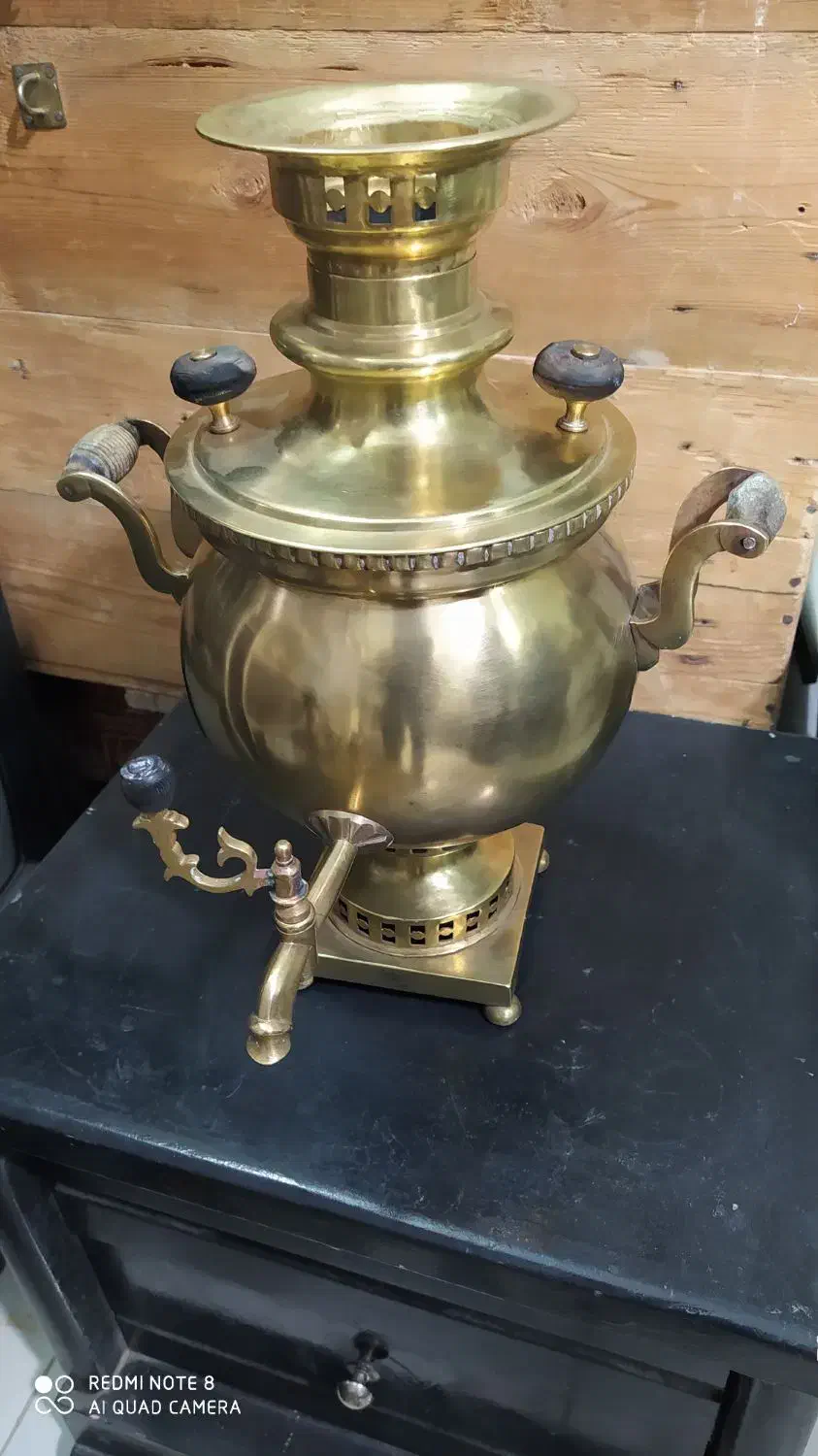 سماور روسی بکر|کلکسیون اشیاء عتیقه|بیرجند, |دیوار