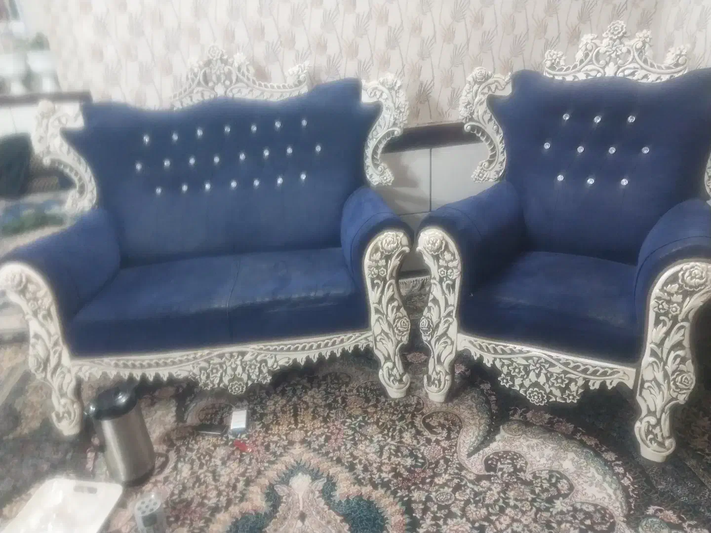 مبل ۷ نفره  سلطنتی|مبلمان خانگی و میز عسلی|کازرون, |دیوار