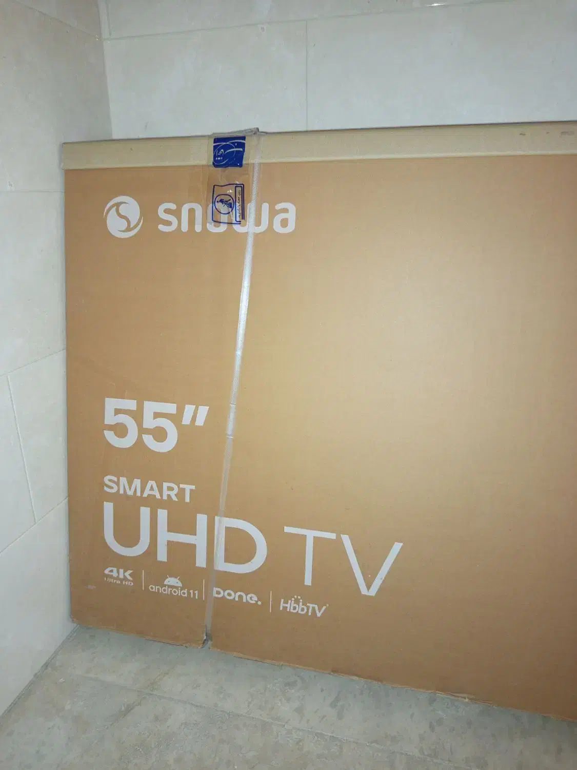 تلویزیون ال ای دی اسنوا 55 کارتن پلپ|تلویزیون و پروژکتور|اندیمشک, |دیوار
