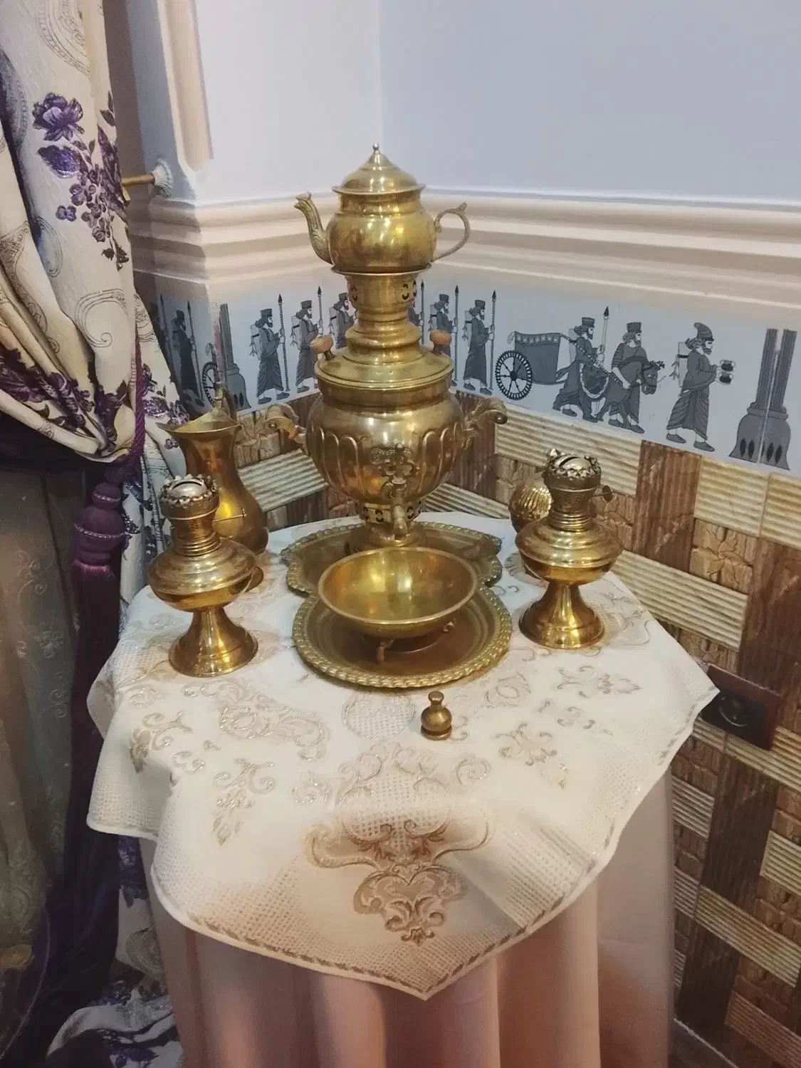 سمارو ذغالی سنگین|سماور، چای‌ساز، قهوه‌ساز|وحیدیه, |دیوار