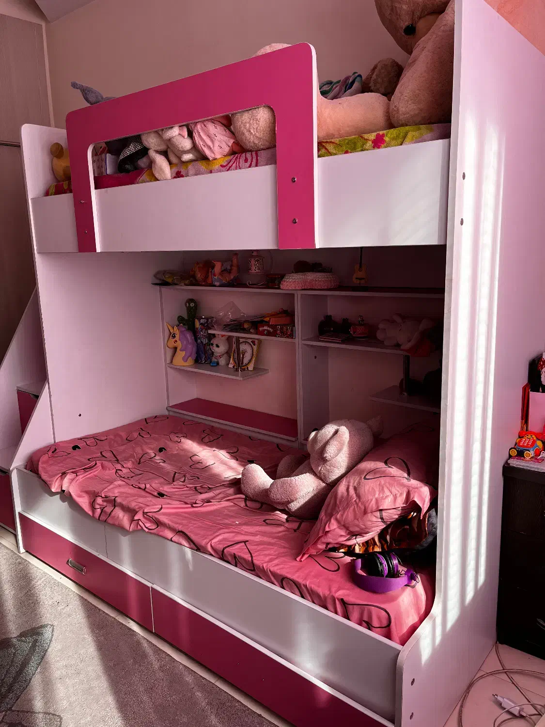 تخت دو طبقه دخترانه|تخت و سرویس خواب|پردیس, فاز ۱|دیوار