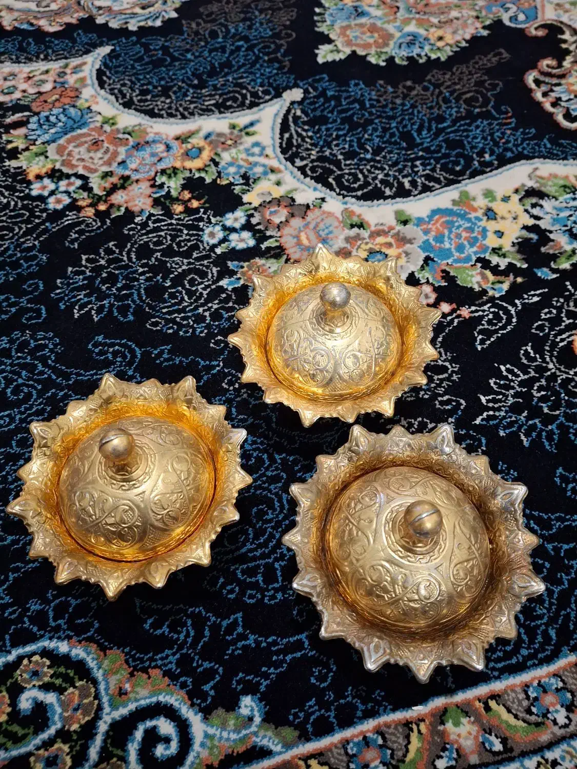 3 تا قندان|ظروف سرو و پذیرایی|خلخال, |دیوار