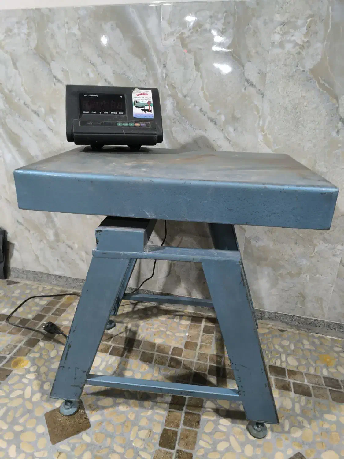 باسکول ترازو قاپان ۱ تن کره ای دست‌ساز دیجیتال|ابزارآلات|تبریز, |دیوار