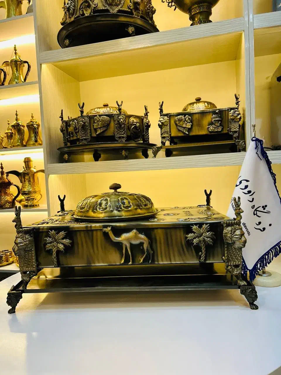 منقل زغالی خوش‌طرح مخصوص جمع‌های خودمونی|صنایع دستی و سایر لوازم تزئینی|کرمانشاه, |دیوار