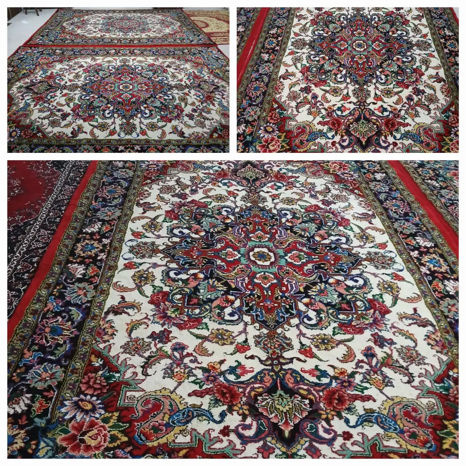 یک جفت فرش دستباف سالاری|فرش|هشترود, |دیوار