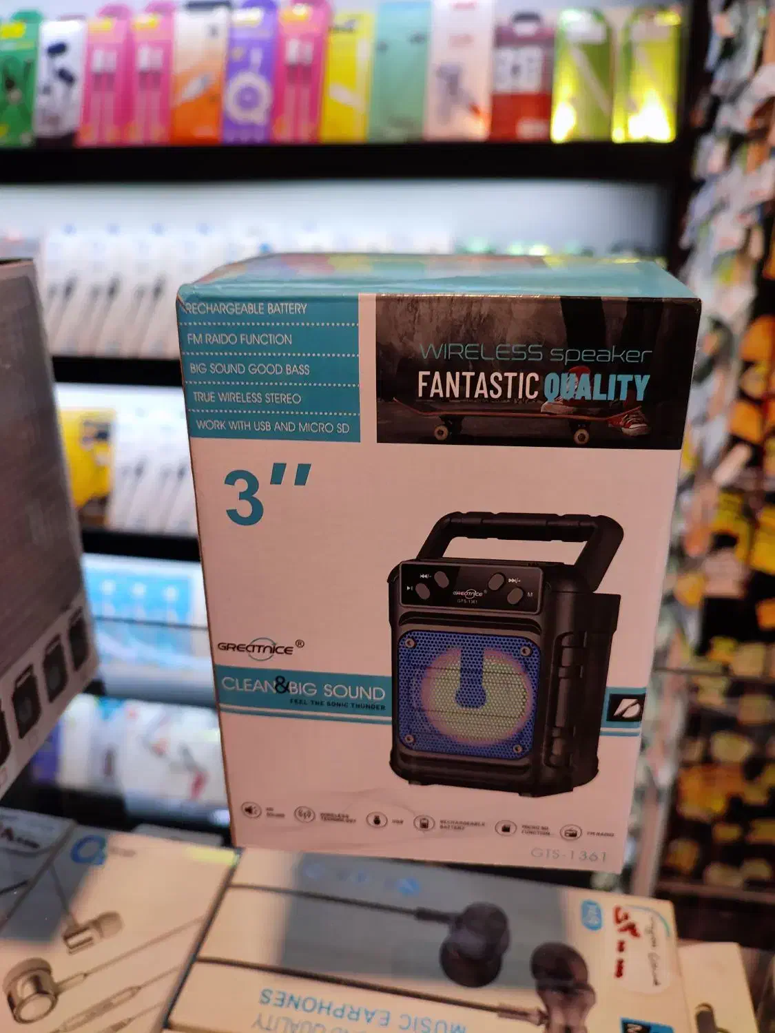 اسپیکر ۳اینچی فلشخور بلوتوث . آک|سیستم صوتی خانگی|تبریز, |دیوار