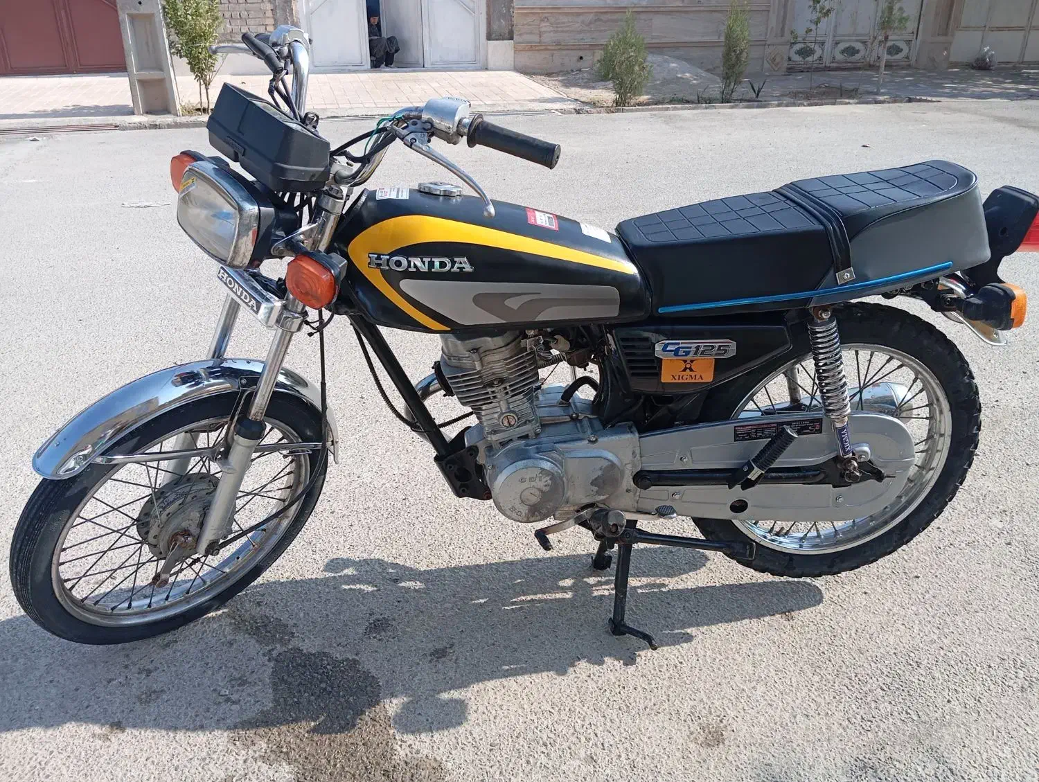 موتور هوندا 125زیگما 89 مزایده|موتورسیکلت|مرودشت, ژیان|دیوار