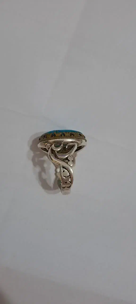 انگشتر نقره با سنگهای طبیعی|جواهرات|اردبیل, |دیوار