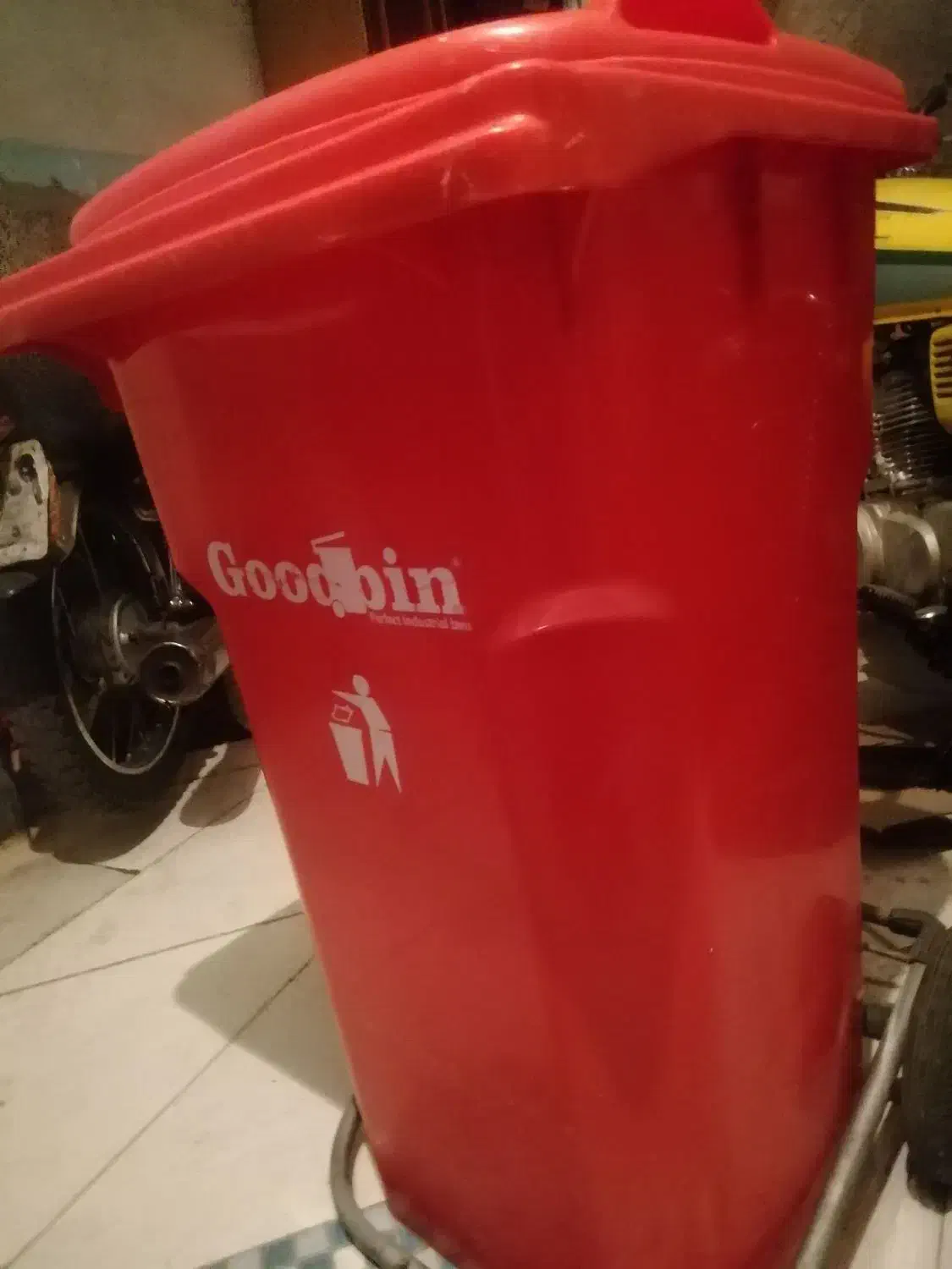 سطل زباله چرخ دار  120لیتری|لوازم نظافت|قم, قم نو|دیوار