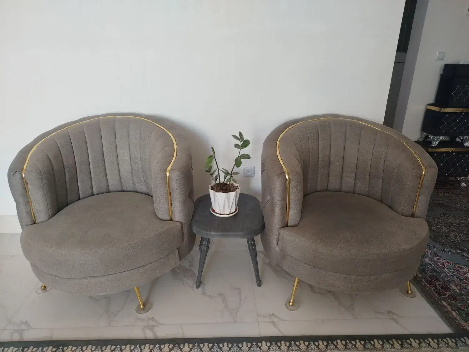 مبل راحتی استیل درحد نو|مبلمان خانگی و میز عسلی|گناباد, |دیوار