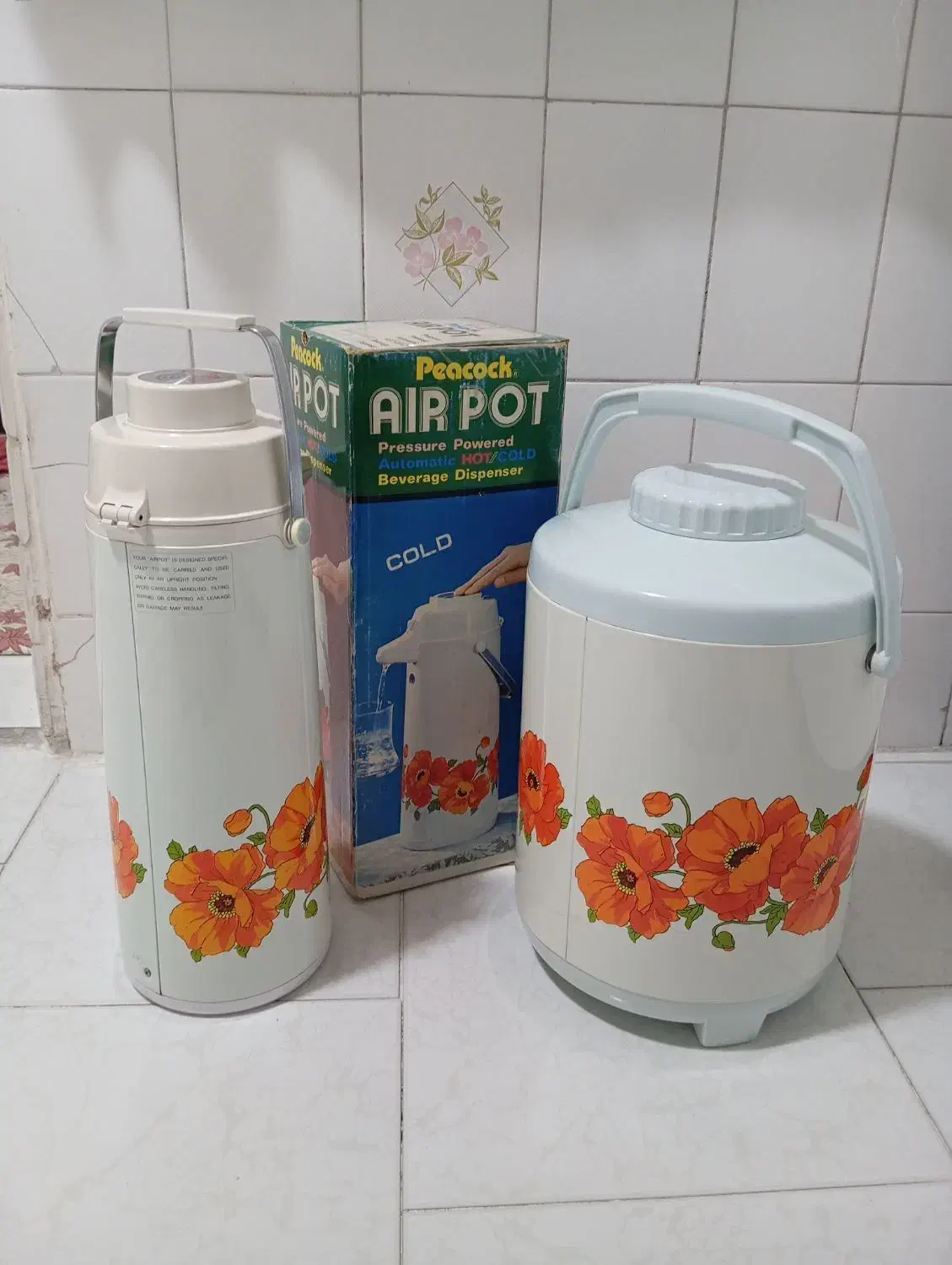 فلاکس چای و کلمن اب پیکوک اصل ژاپن آکبند|ظروف نگهدارنده، پلاستیکی، یک‌بارمصرف|تهران, صادقیه|دیوار
