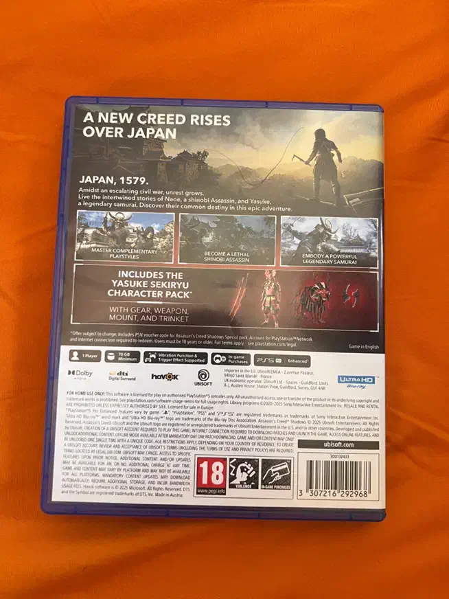 فروش دیسک اساسین شدو assassin creed shadows|کنسول، بازی ویدئویی و آنلاین|تهران, قلهک|دیوار