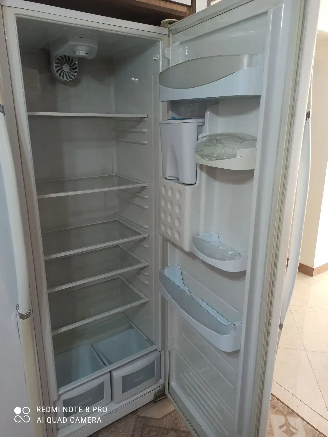 یخجال وفریزر الکترو استیل بدونه برفک|یخچال و فریزر|پیر بکران, |دیوار