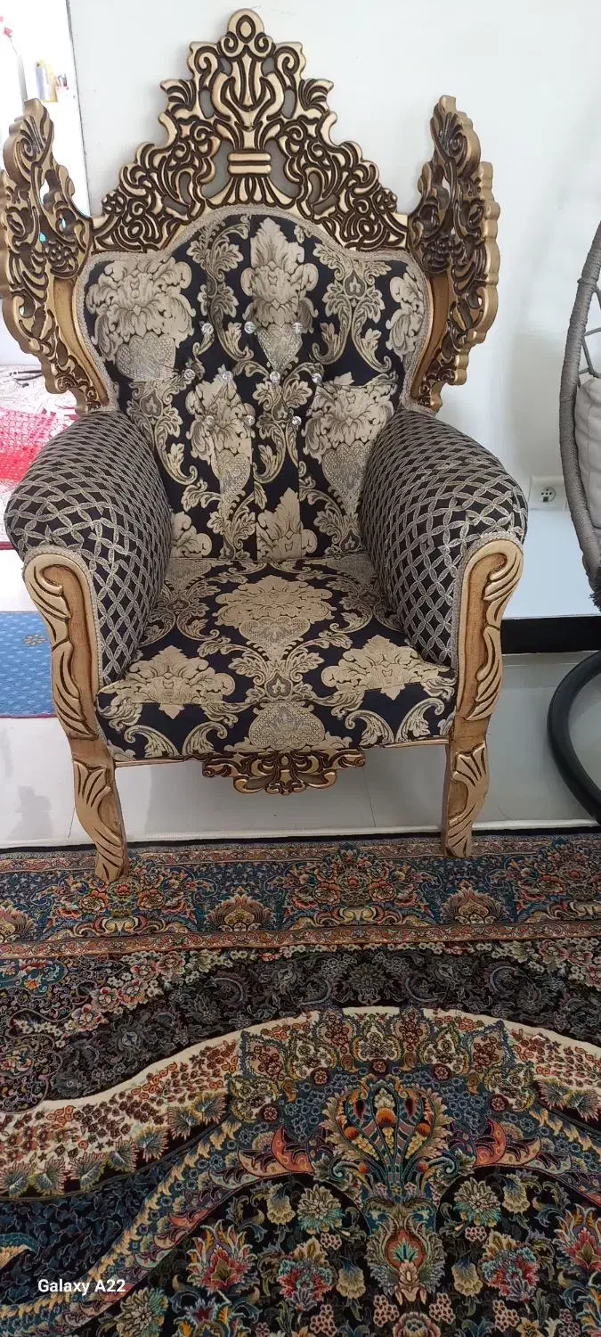 مبل سلطنتی|مبلمان خانگی و میز عسلی|قروه, |دیوار