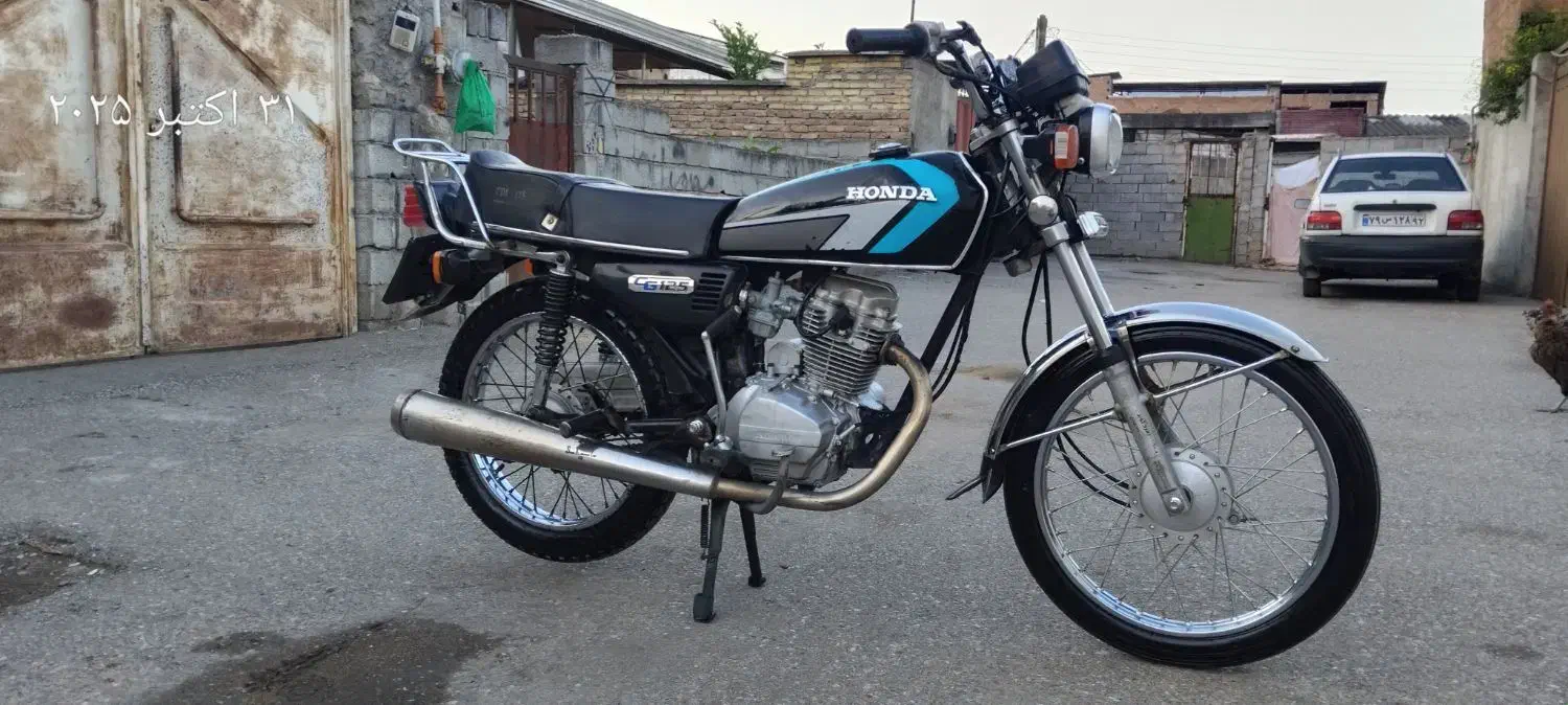 فروش موتورهوندا۱۲۵مدل۹۰زمردکویر استارتی+مدارک کامل|موتورسیکلت|قائمشهر, |دیوار