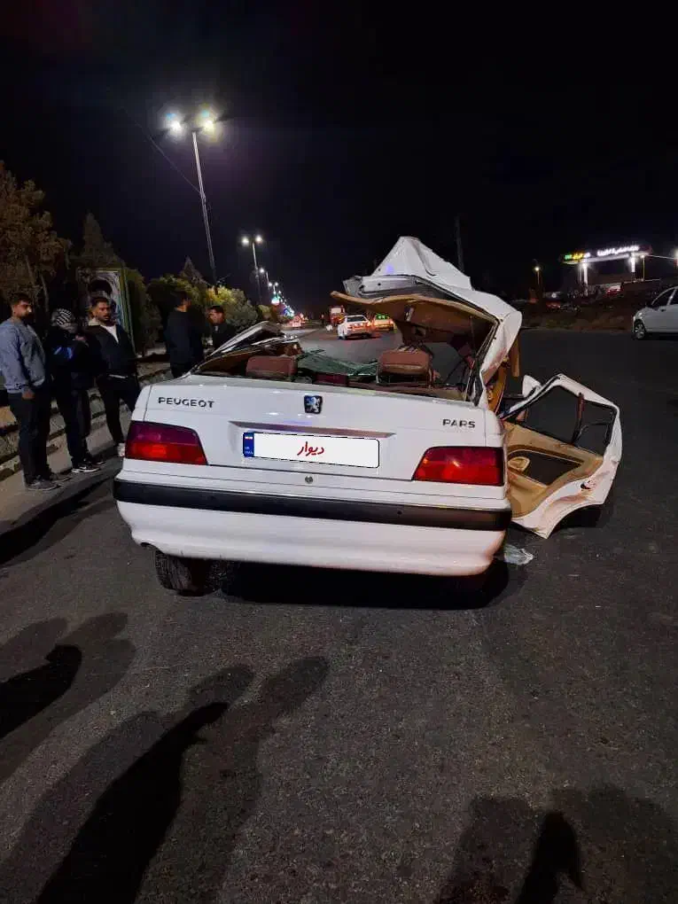 پژو پارس مدل ۱۴۰۱ تصادفی|خودرو سواری و وانت|تاکستان, |دیوار