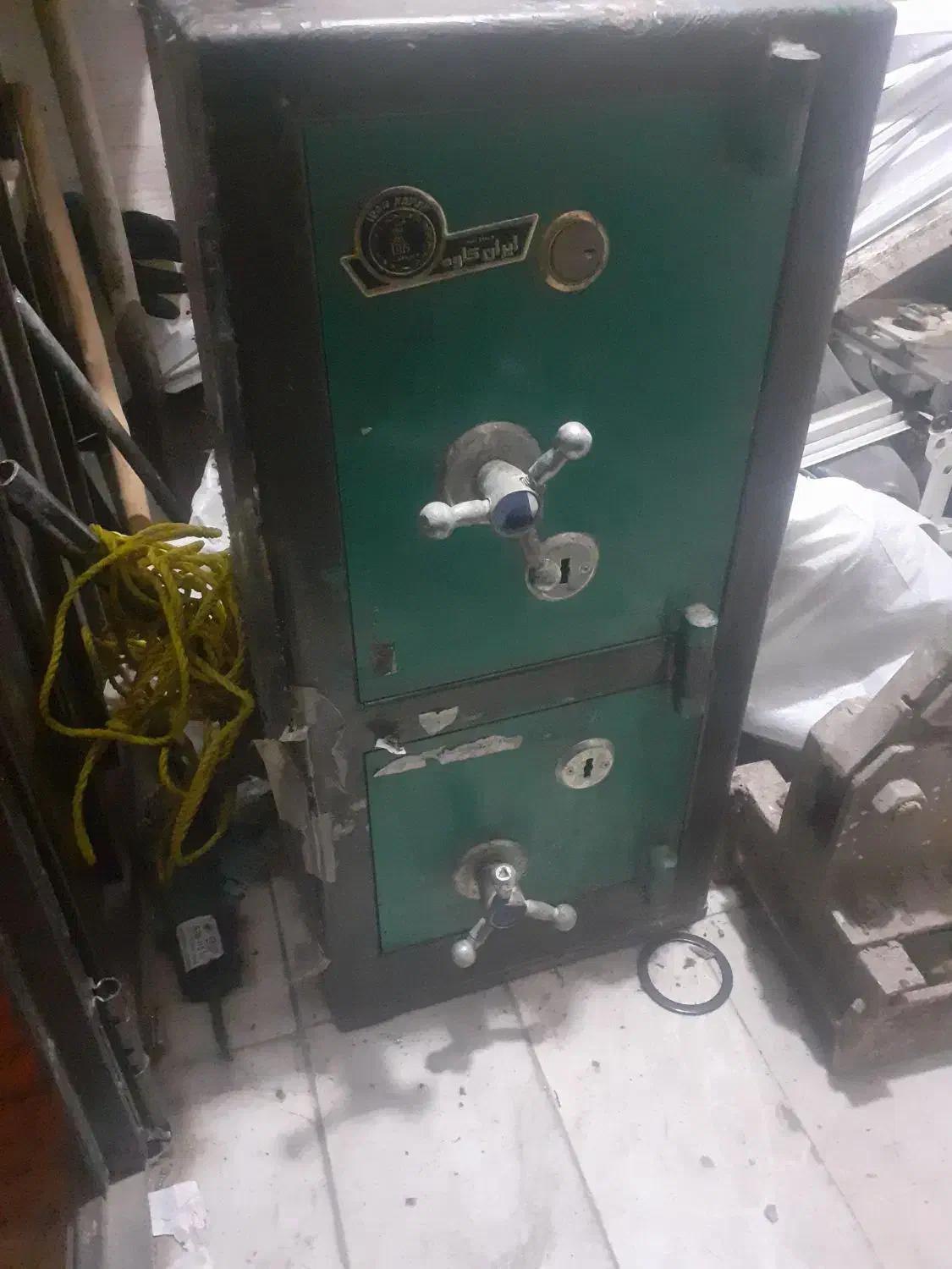 گاو صندوق دو طبقه نسوز|ابزارآلات|اقبالیه, |دیوار