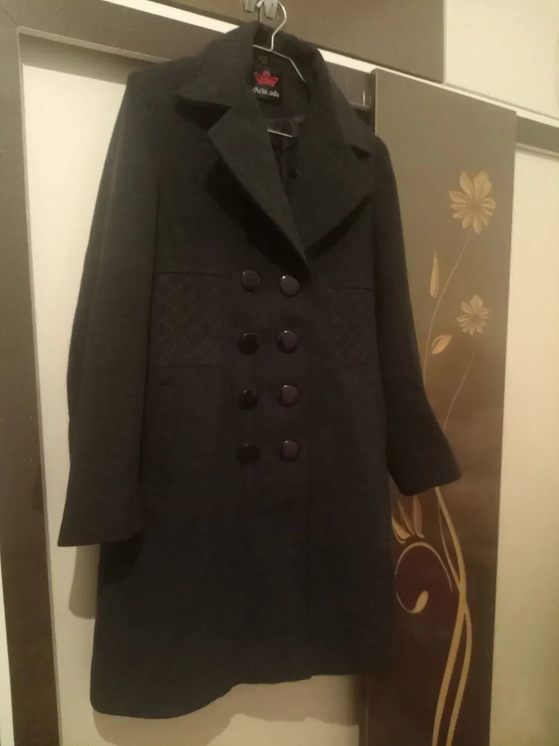 پالتو پشم اصل زنانه 48|لباس|ملکان, |دیوار