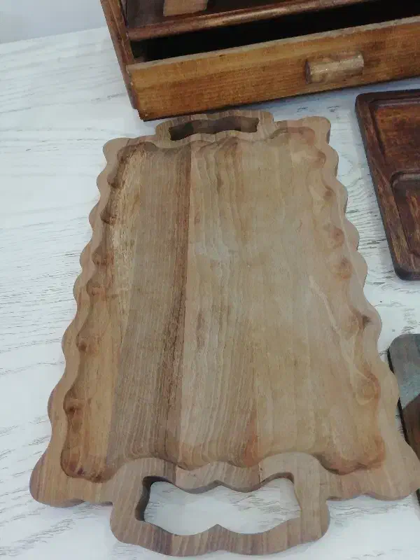 ست چوبی پذیرای|ظروف سرو و پذیرایی|مشهد, جاهد شهر|دیوار