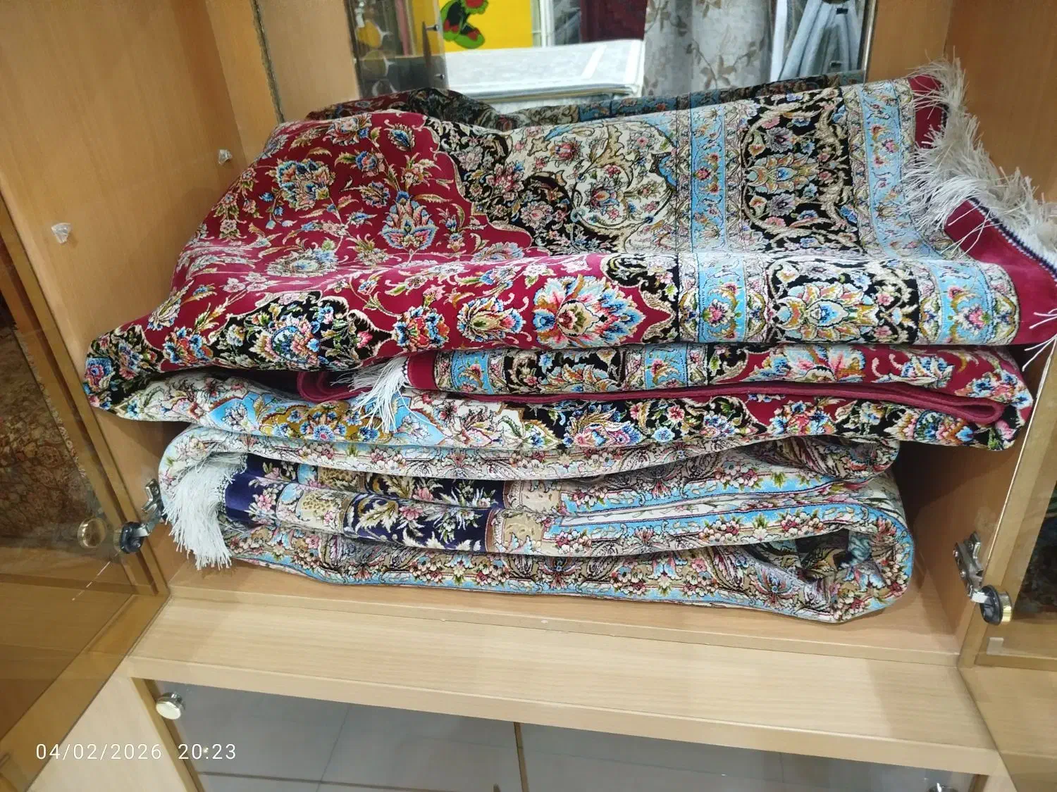 قالی ابریشم|فرش|شیراز, شهرک ولیعصر|دیوار