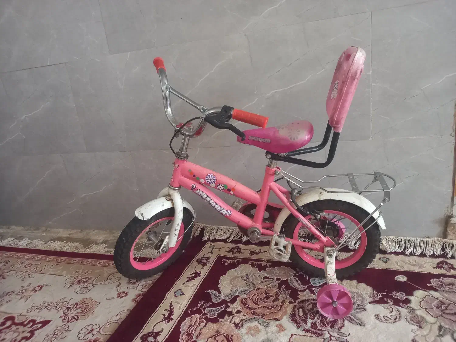 دوچرخه12دخترانه صورتی|دوچرخه، اسکیت، اسکوتر|سبزوار, سجاد|دیوار