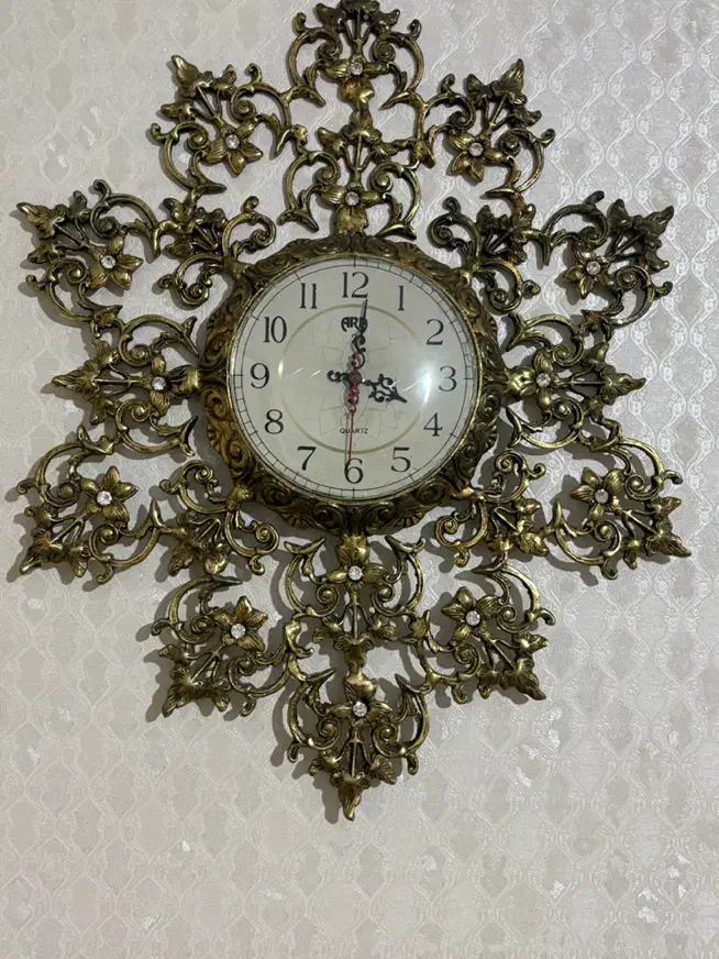 ساعت برنجی|ساعت دیواری و تزئینی|آفتاب, |دیوار
