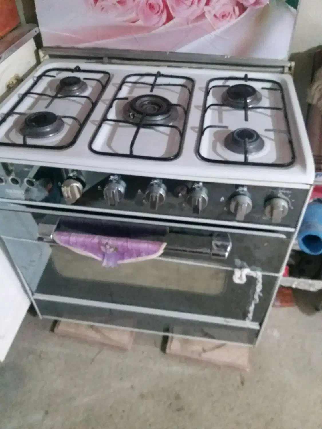 اجاق گازپنج شلعه درحدنو|اجاق گاز و لوازم برقی پختوپز|جوانرود, |دیوار